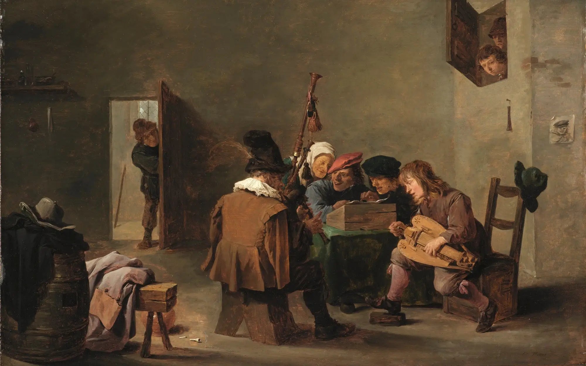 Le concert des Boors - David Teniers le Jeune - Alpha Reproduction