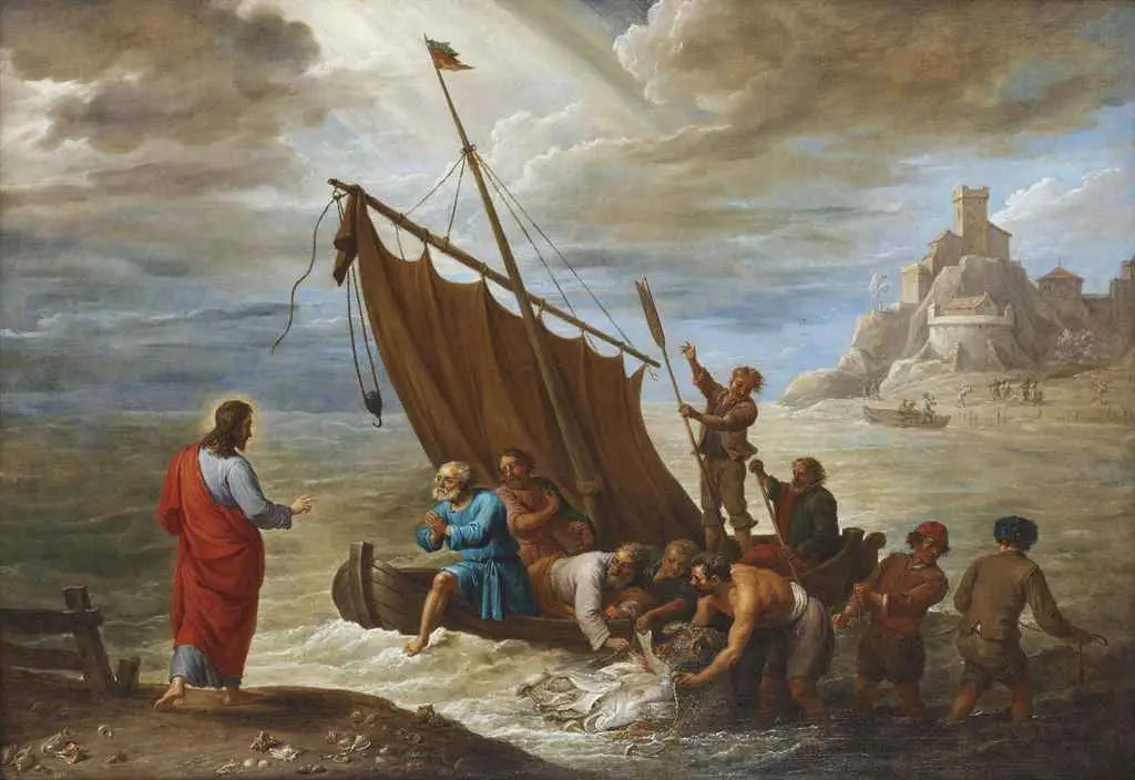 La pêche miraculeuse - David Teniers le Jeune - Alpha Reproduction