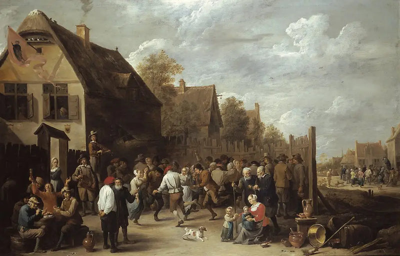 Landsbymarked - David Teniers den Yngre