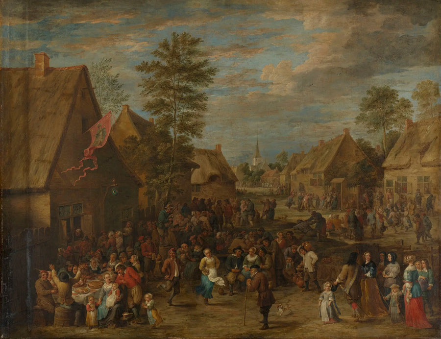 En Kermesse på Sankt Georgs-dagen - David Teniers den Yngre