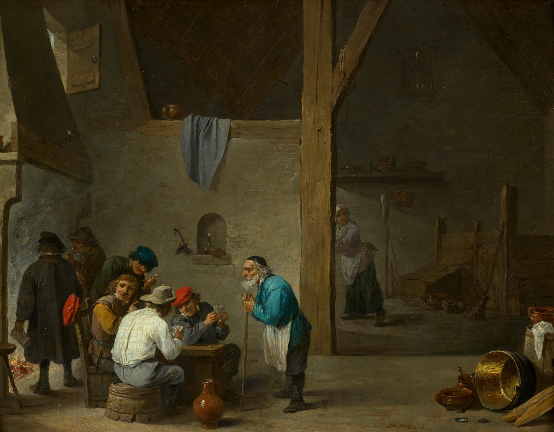 Les joueurs de cartes - David Teniers le Jeune