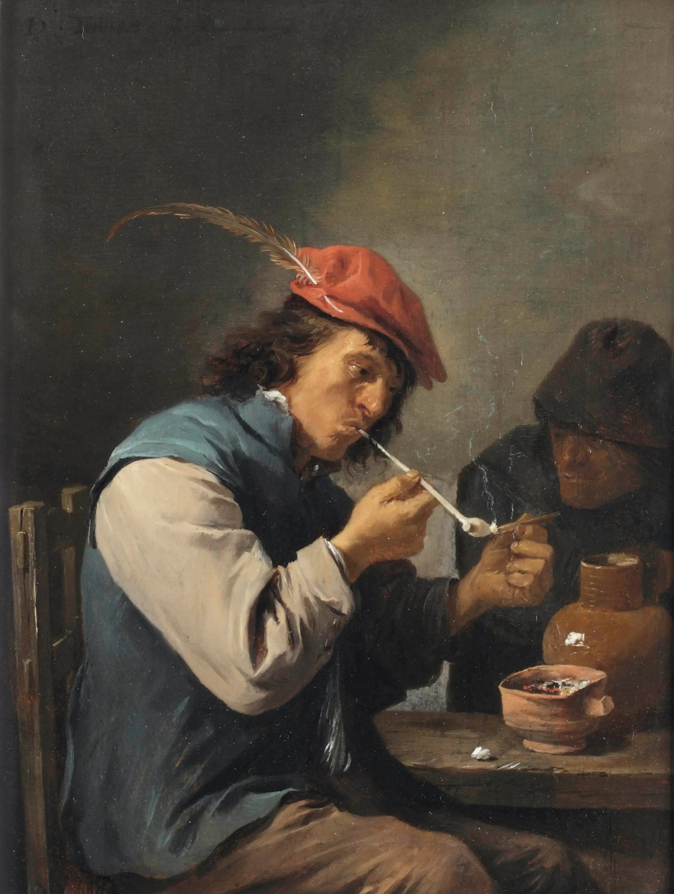 Le Fumeur Flamand - David Teniers le Jeune - Alpha Reproduction