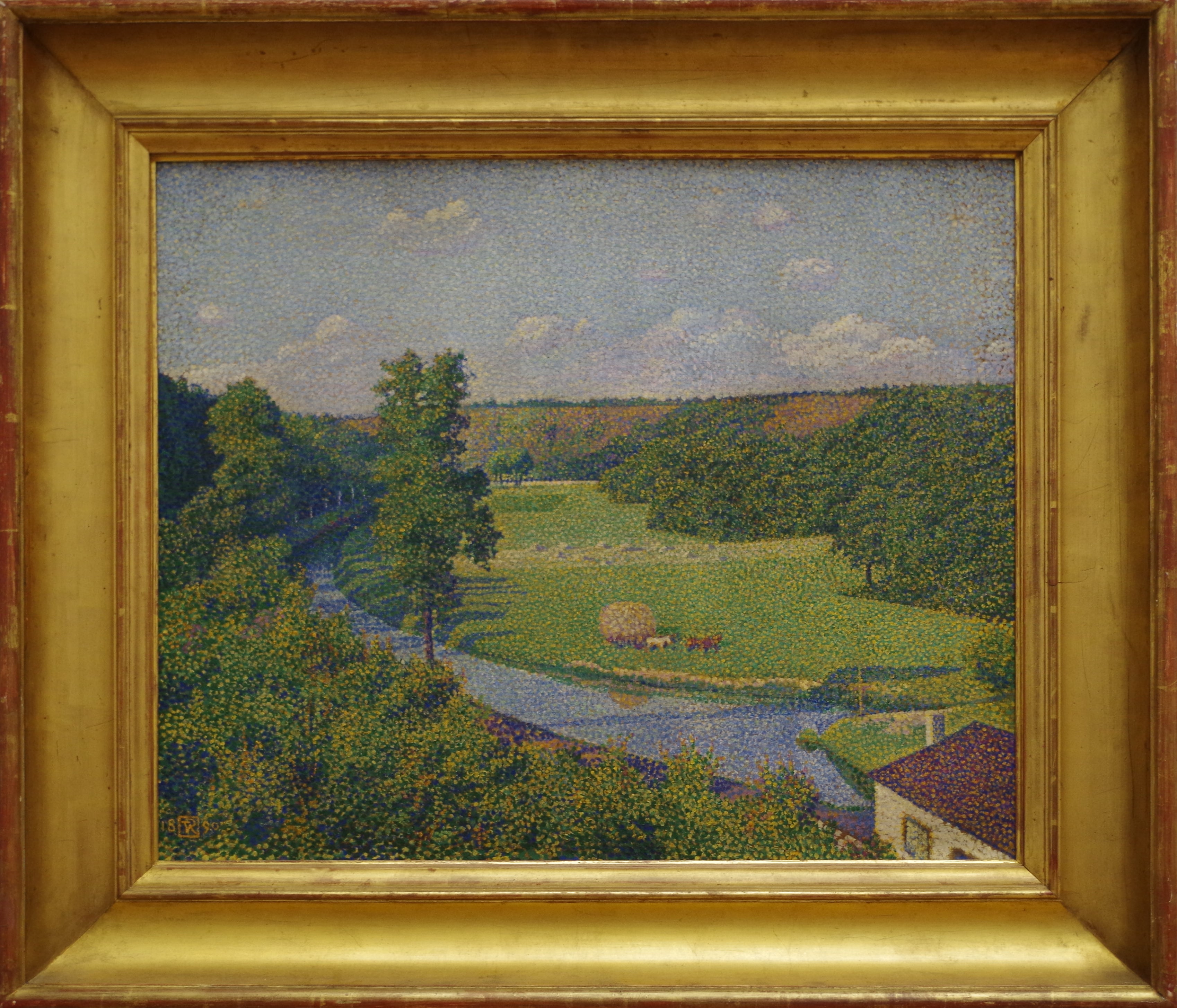 La Vallée de la Sambre - Théo van Rysselberghe - Alpha Reproduction