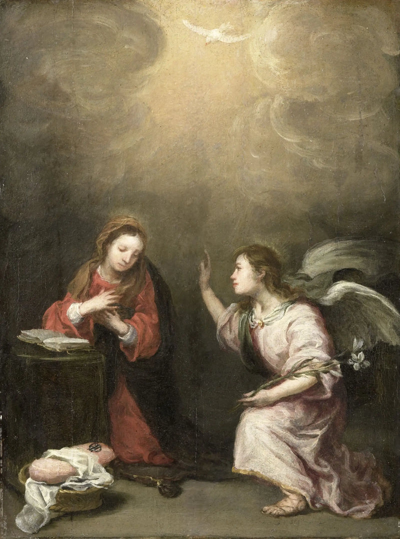 Annoncering til Jomfruen - Bartolomé Esteban Murillo