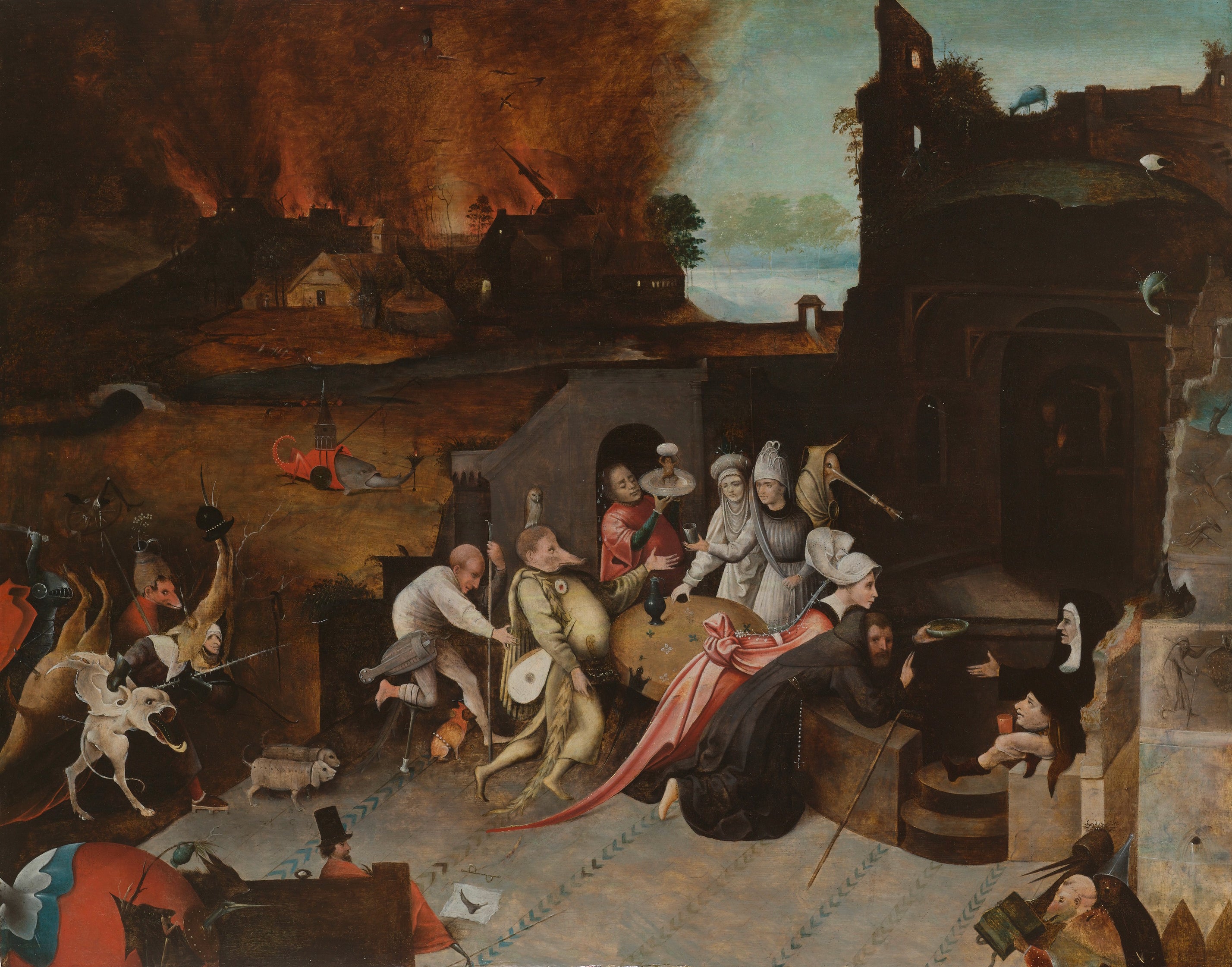 Saint Antonys fristelse - Hieronymus Bosch