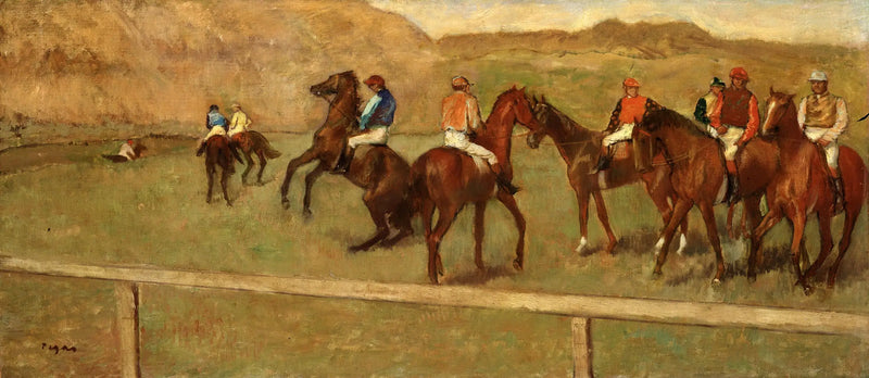 Før afgangen - Edgar Degas