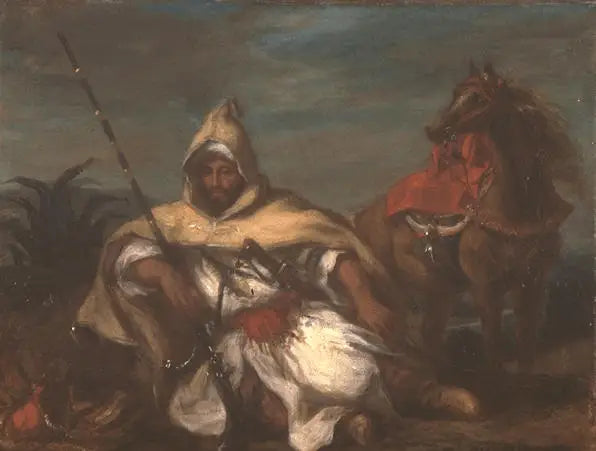 Sultanens garde rytter fra Marokko - Eugène Delacroix