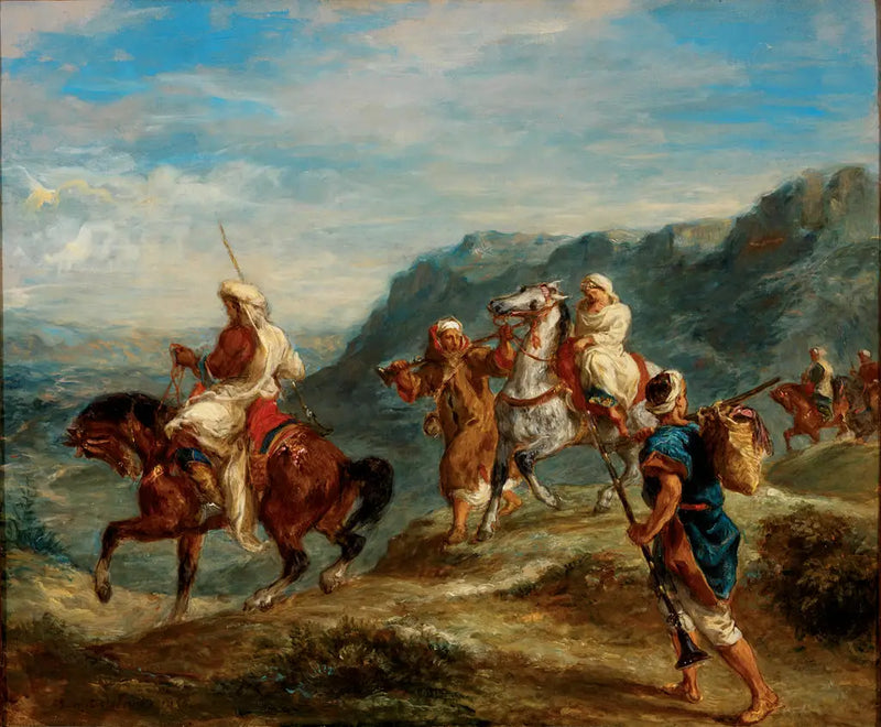 Arabere på rejse - Eugène Delacroix