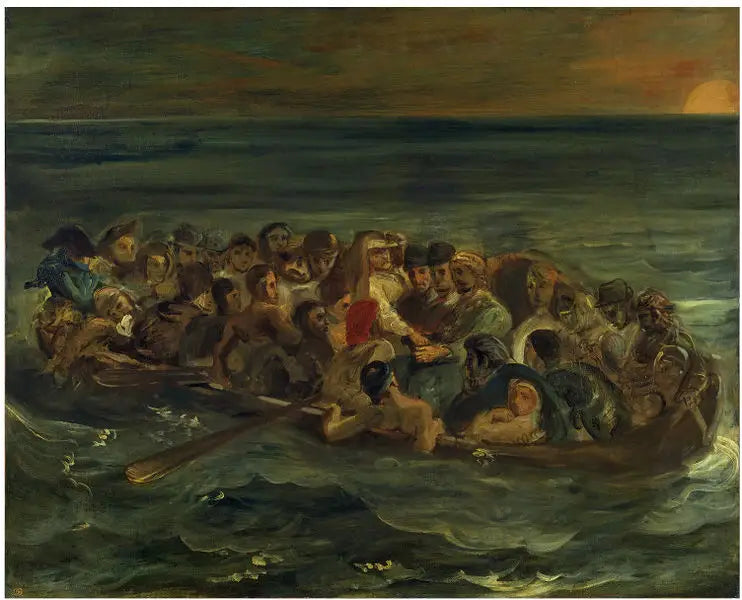 Reproduction du tableau « Le naufrage de Don Juan - Eugène Delacroix » par Alpha Reproduction en peinture à l’huile