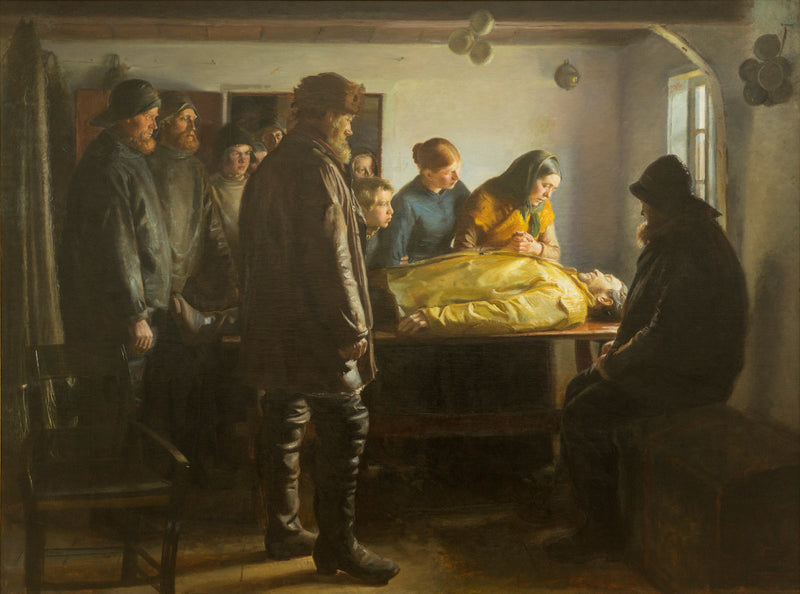 Den druknede synder - Michael Peter Ancher