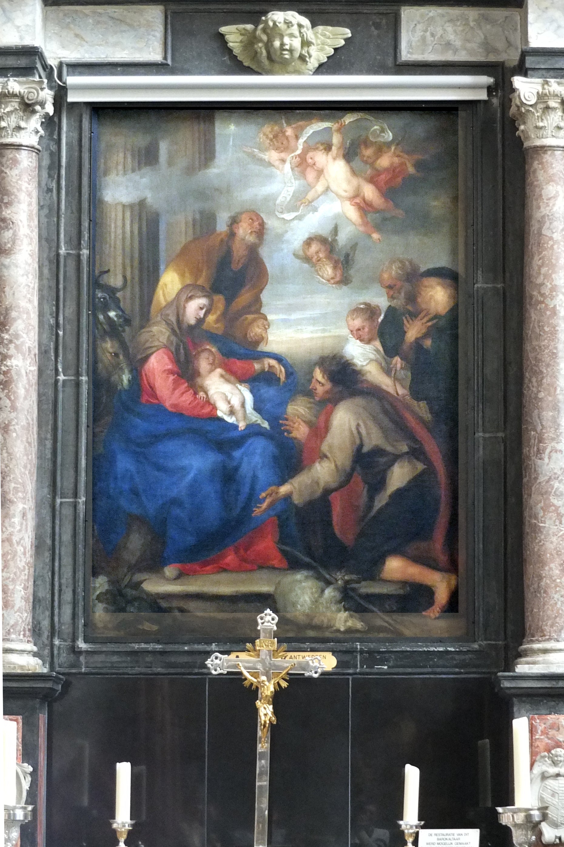 Adoration des bergers - Antoine van Dyck
