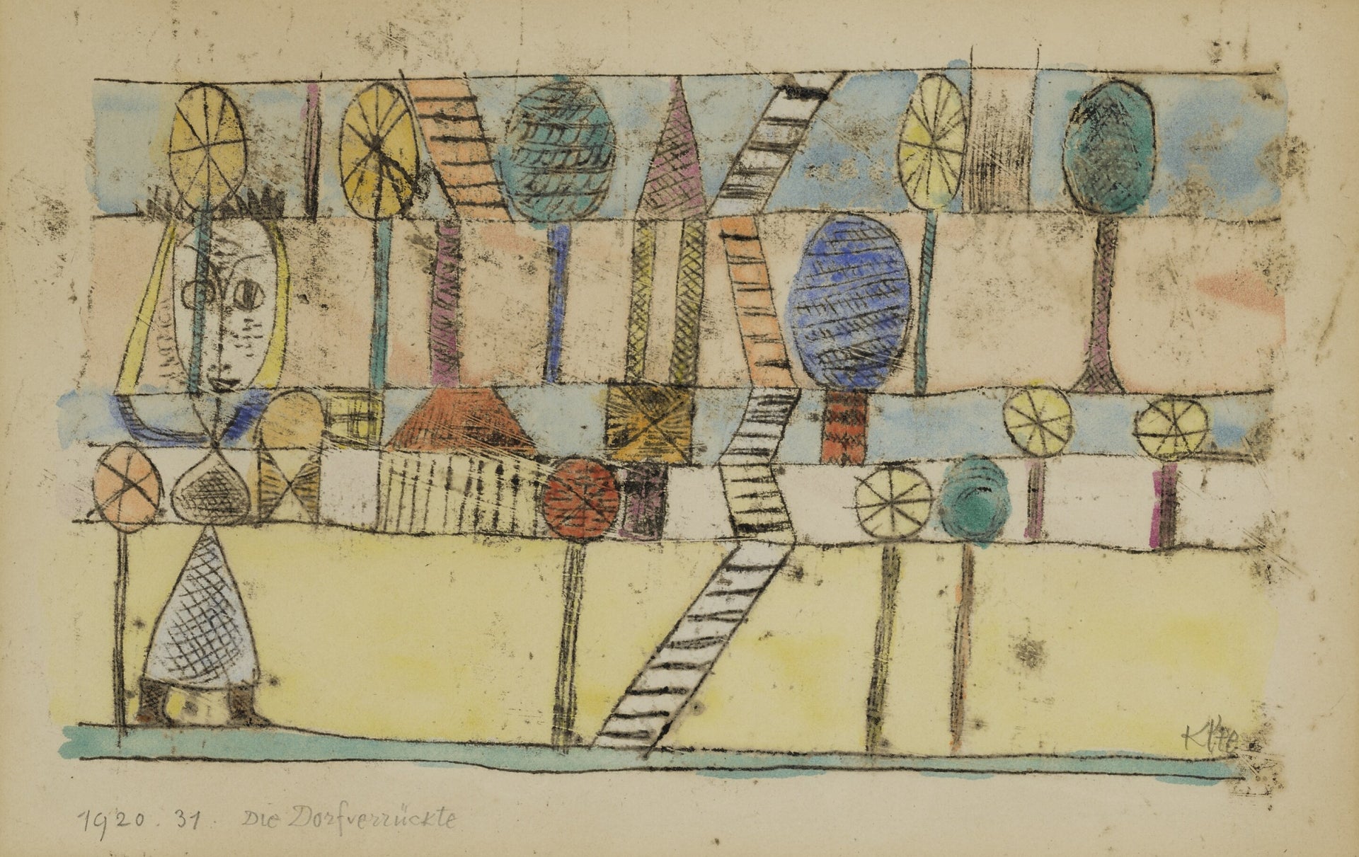 The Village Madwoman - Paul Klee