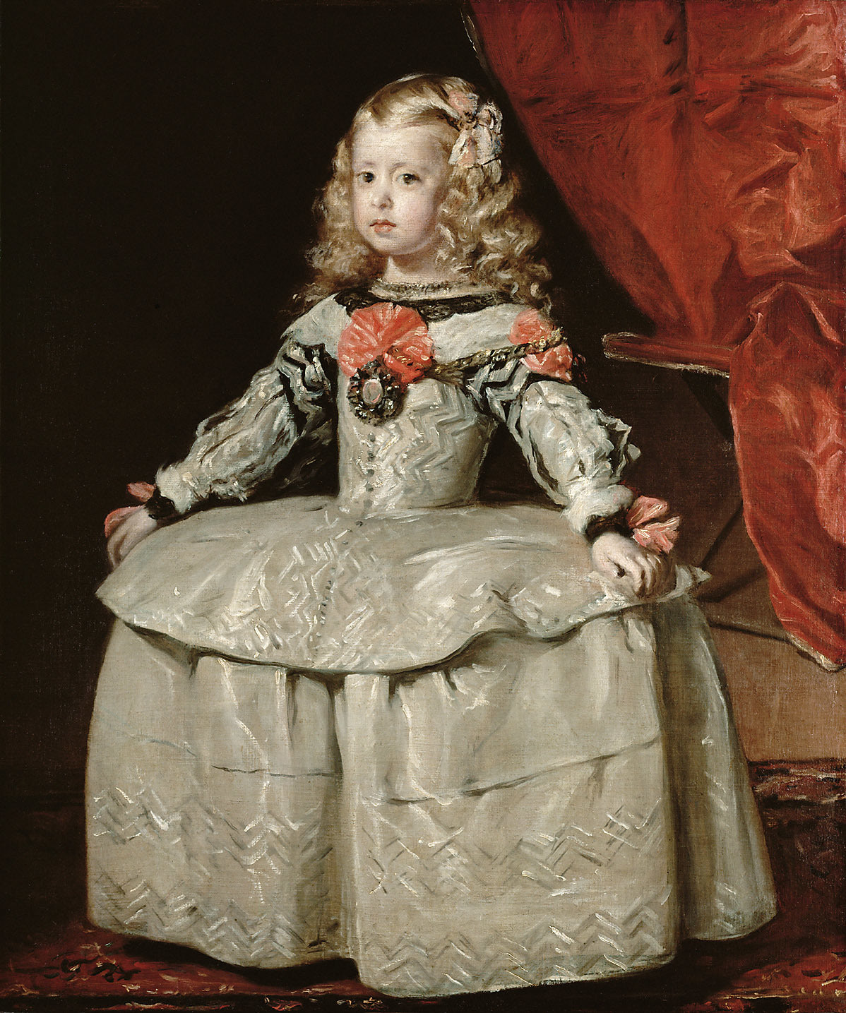 L'Infante Marguerite en robe blanche - Diego Velázquez