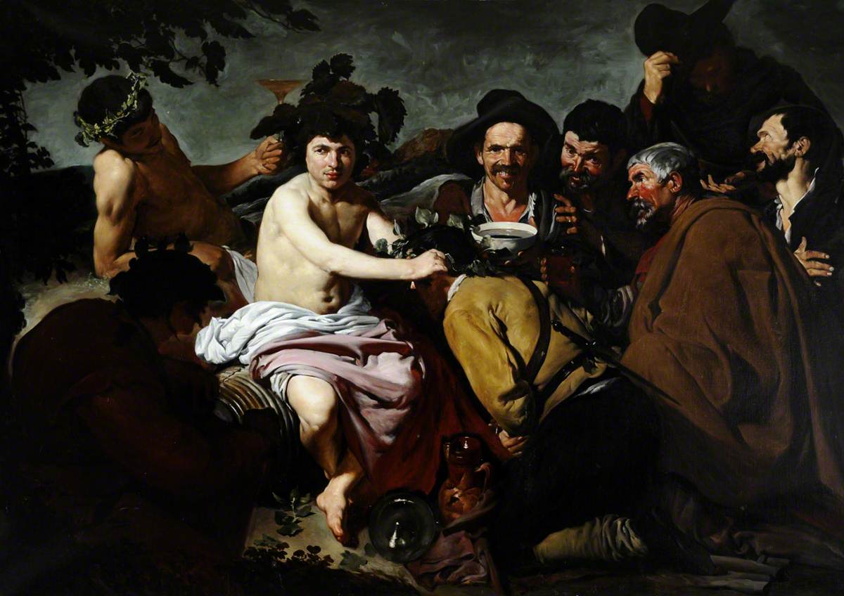 Los borrachos (Le Triomphe de Bacchus) - Diego Velázquez