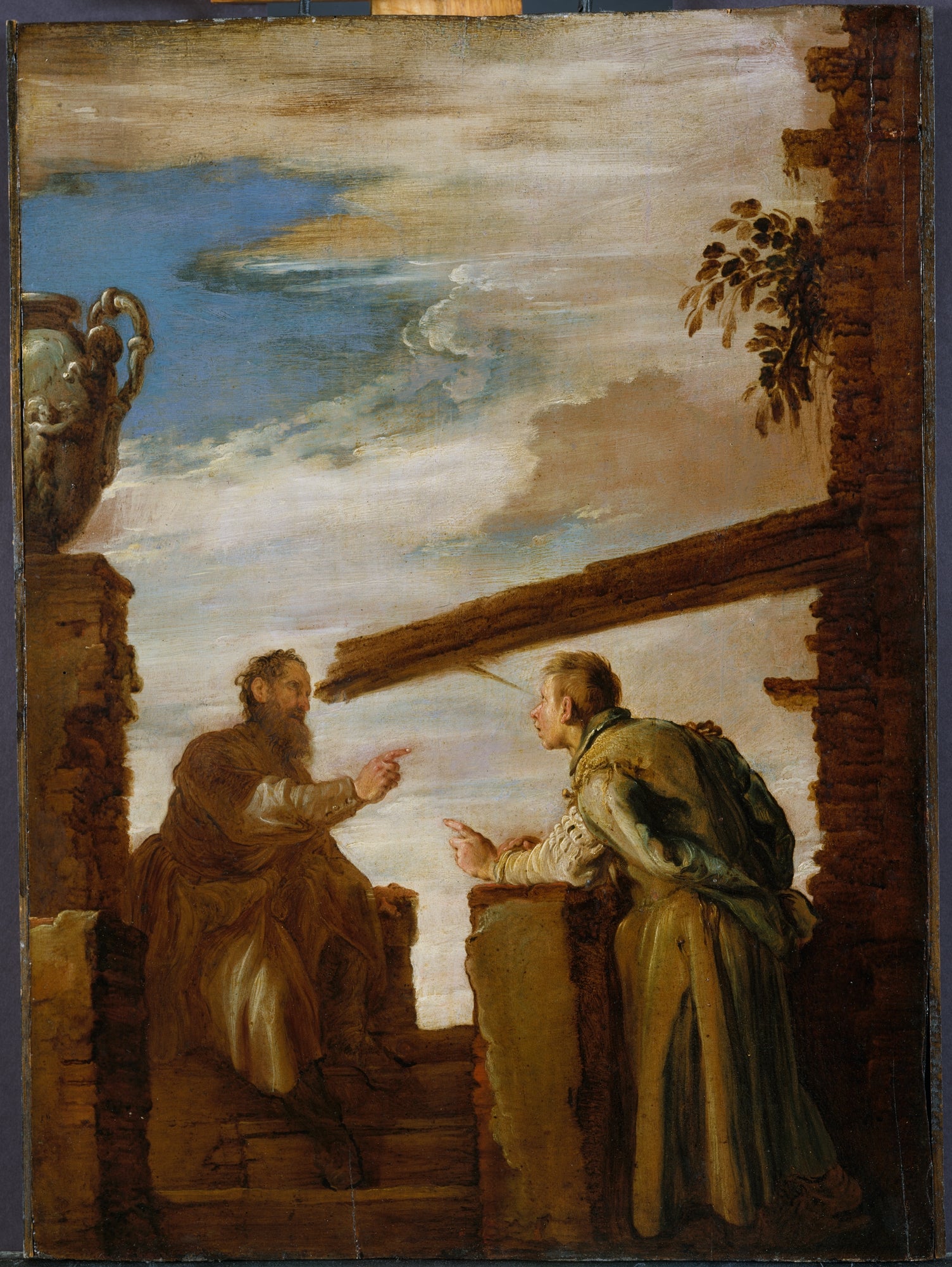 Parabole de la paille et de la poutre - Domenico Fetti