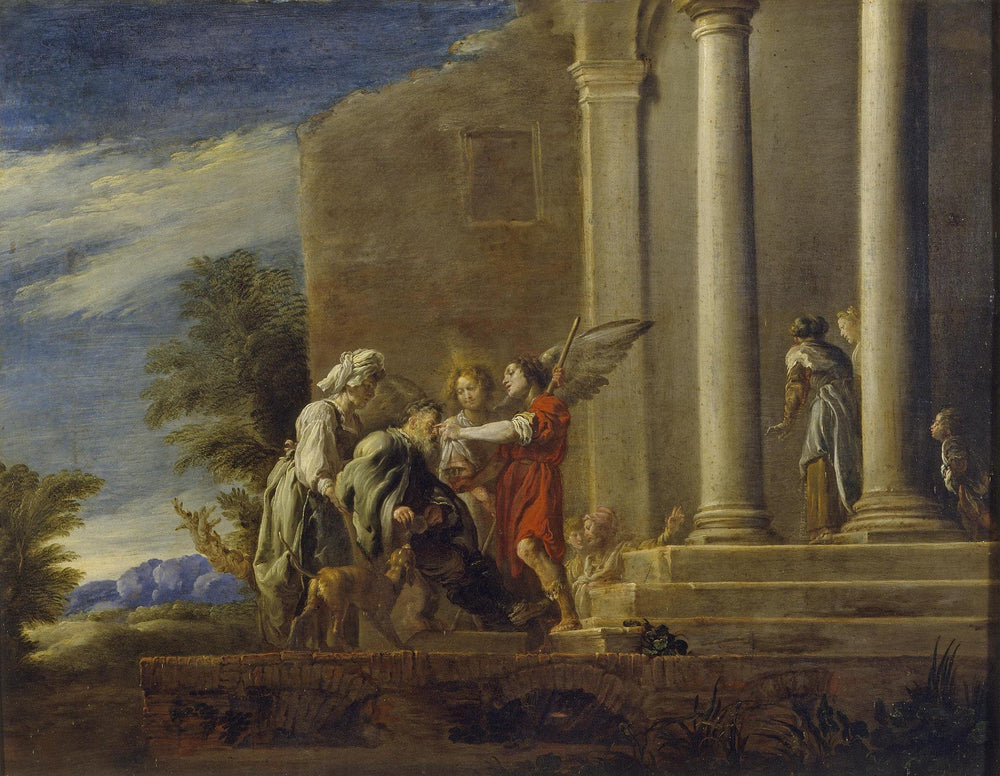 Guérison de Tobit - Domenico Fetti image 1 reproduction réalisée par Alpha Reproduction