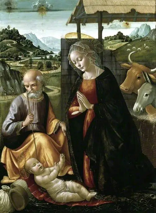 La Nativité - Domenico Ghirlandaio - Alpha Reproduction