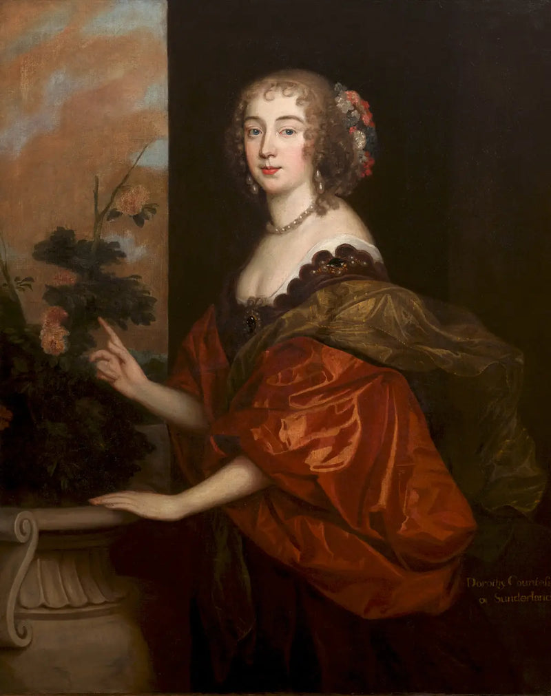 Lady Dorothy Sidney-portræt - Antoine van Dyck