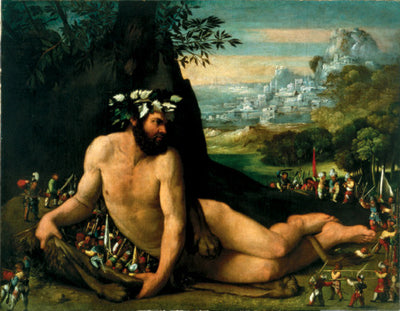 Hercule et les Pygmées - Dosso Dossi
