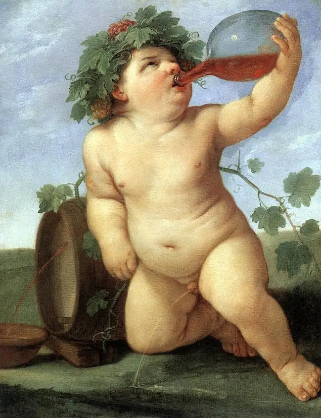 Drikke af Bacchus - Guido Reni