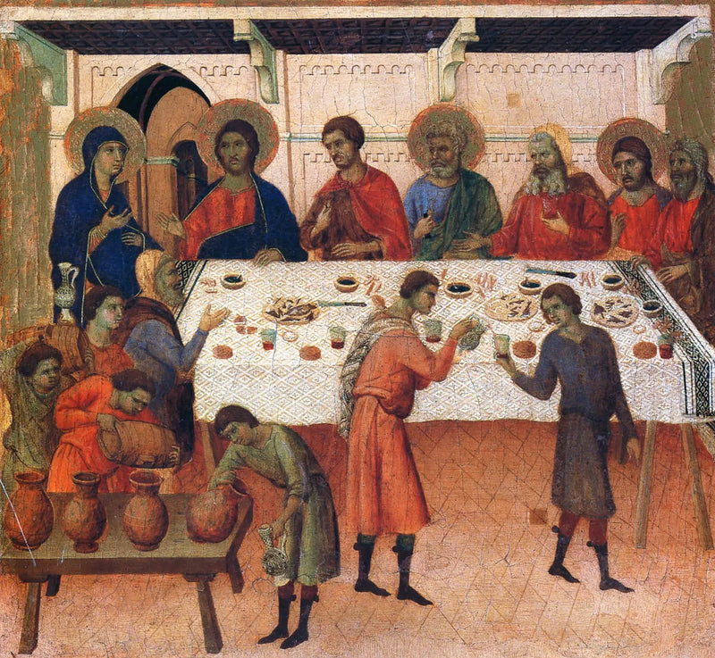 Kanaklædningsceremonien - Duccio di Buoninsegna