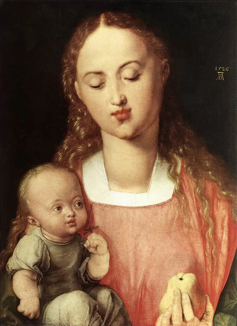 Vierge à la poire - Albrecht Dürer - Alpha Reproduction