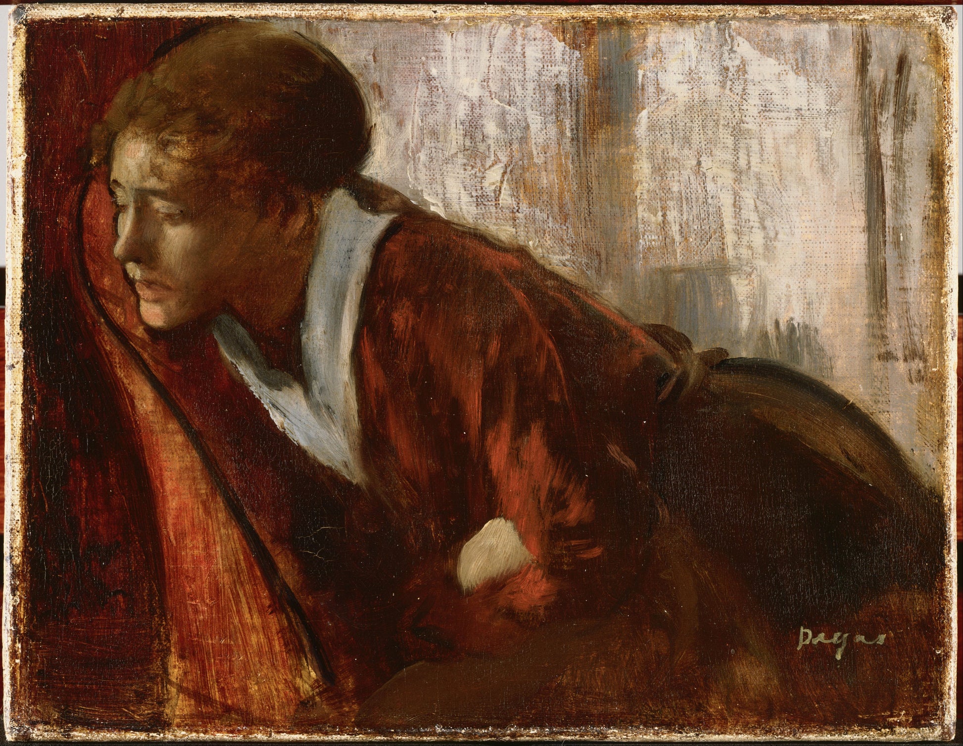Reproduction du tableau « Mélancolie - Edgar Degas » par Alpha Reproduction en peinture à l’huile