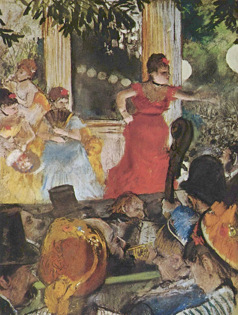 Café-concerten ved ambassadørerne - Edgar Degas
