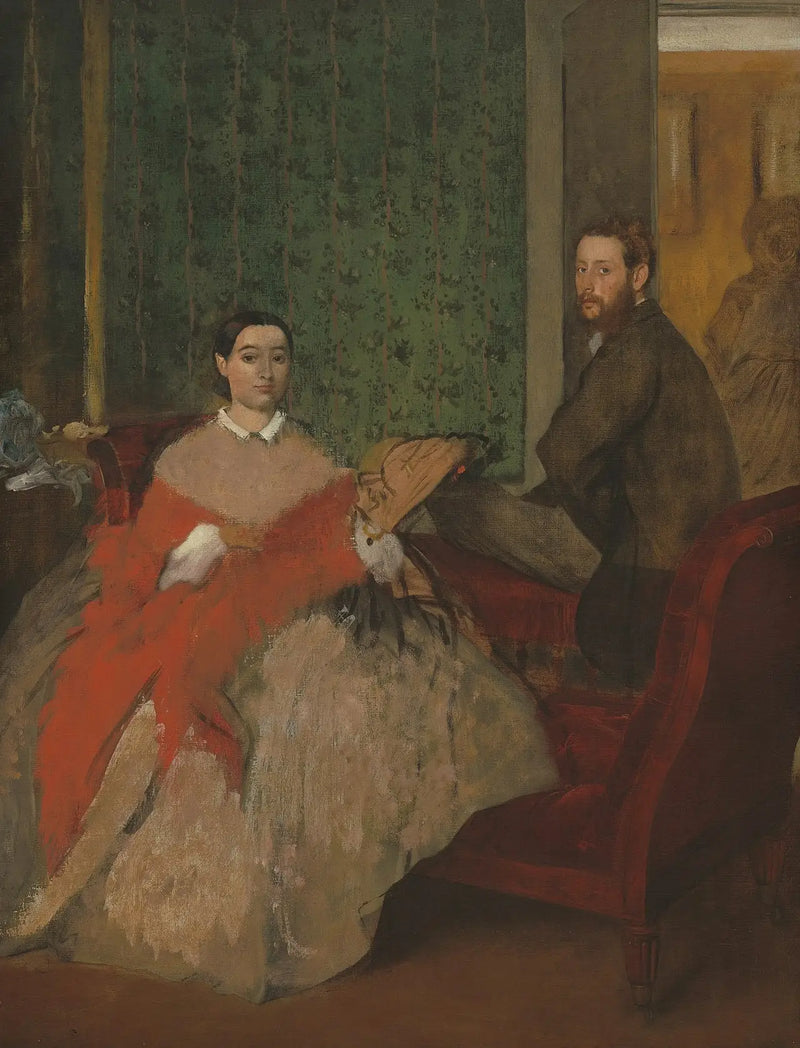 Edmondo og Thérèse Morbilli - Edgar Degas