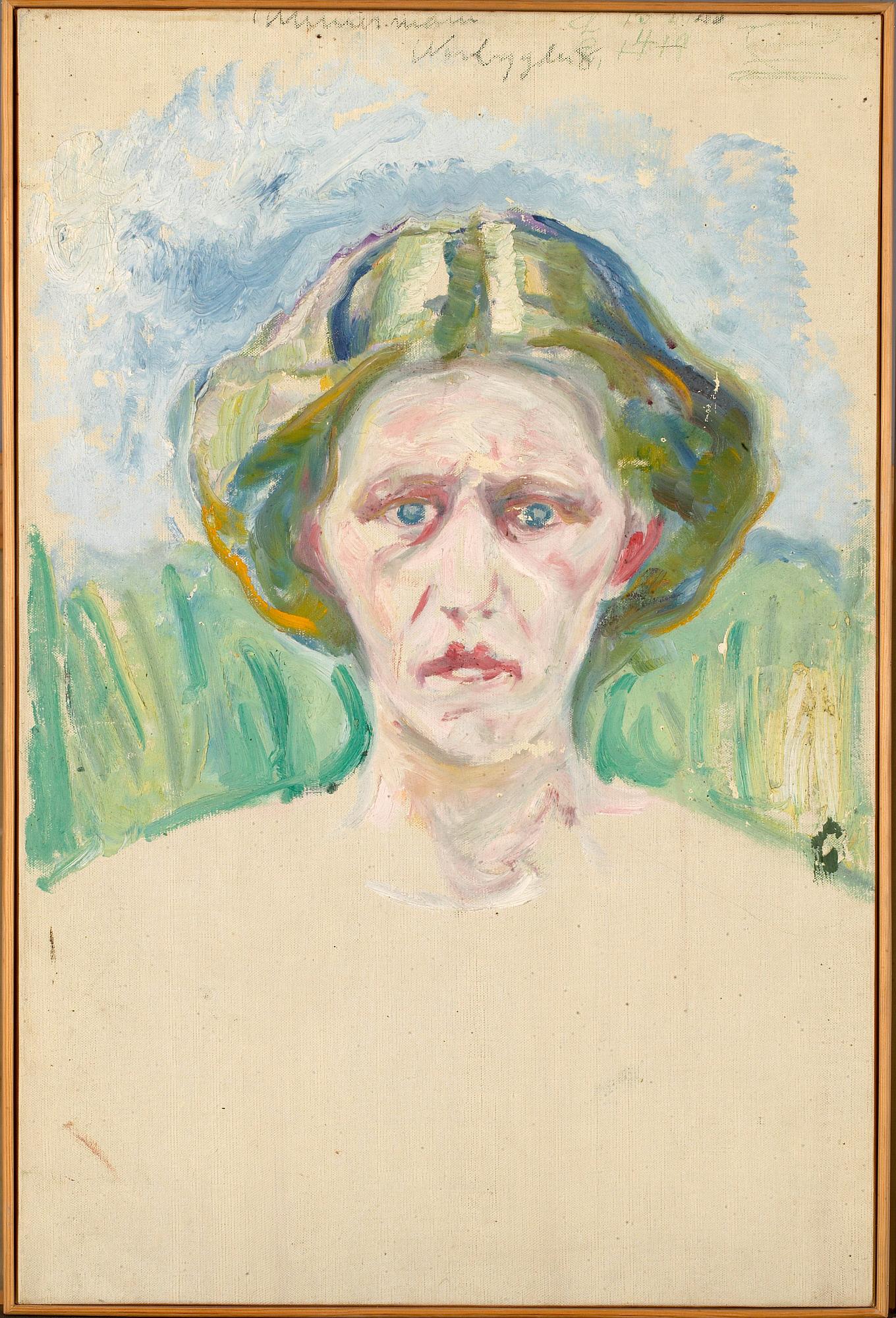 Reproduction du tableau « Alma Mater : étude de portrait - Edvard Munch » par Alpha Reproduction en peinture à l’huile