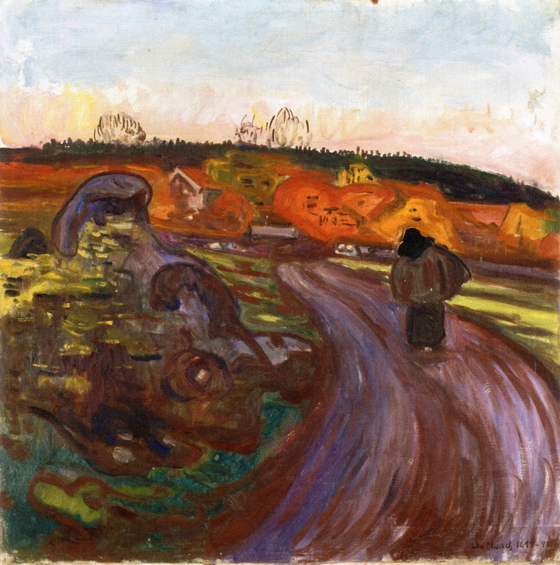 Reproduction du tableau « Automne - Edvard Munch » par Alpha Reproduction en peinture à l’huile