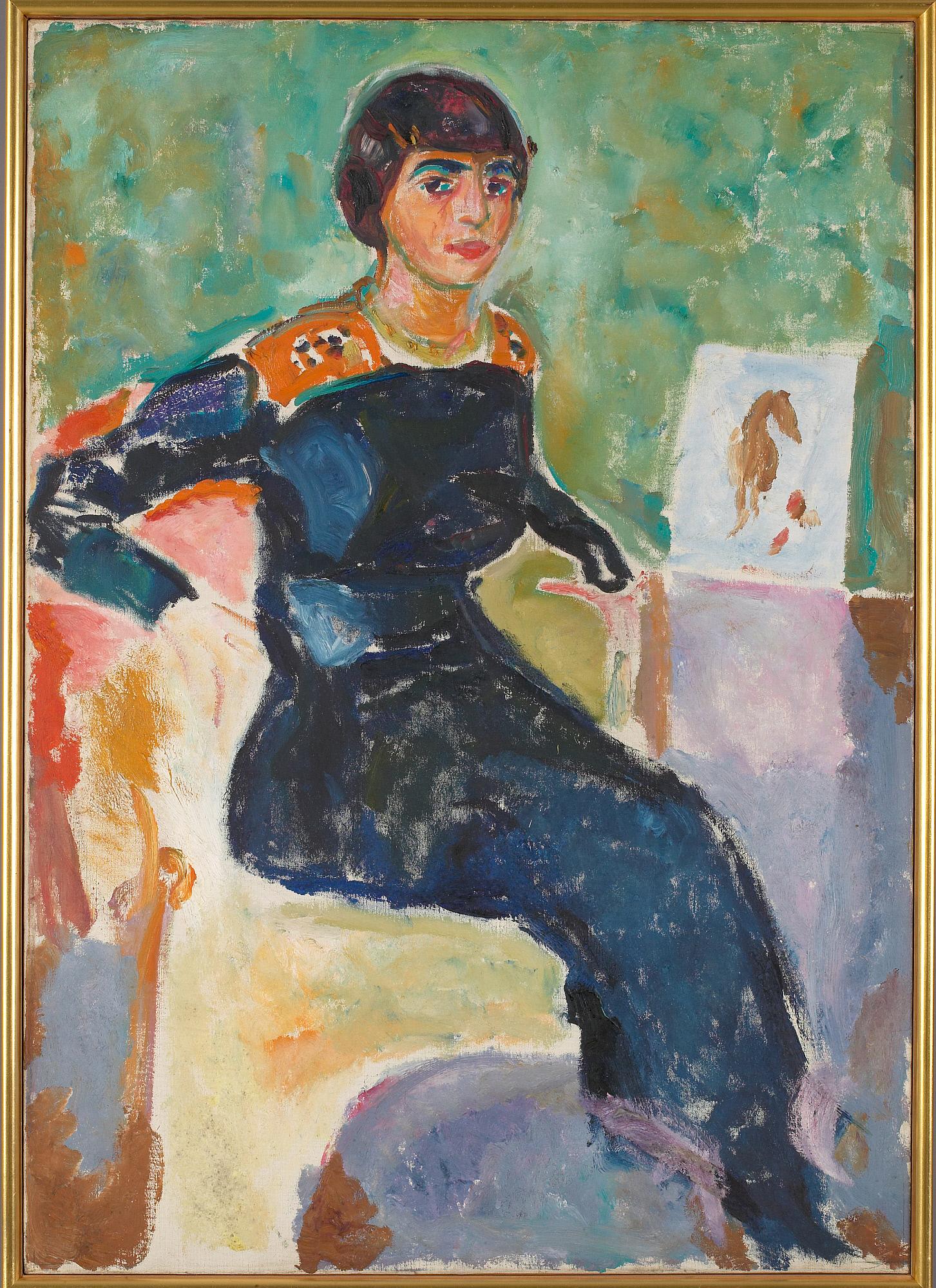 Reproduction du tableau « Elsa Glaser - Edvard Munch » par Alpha Reproduction en peinture à l’huile