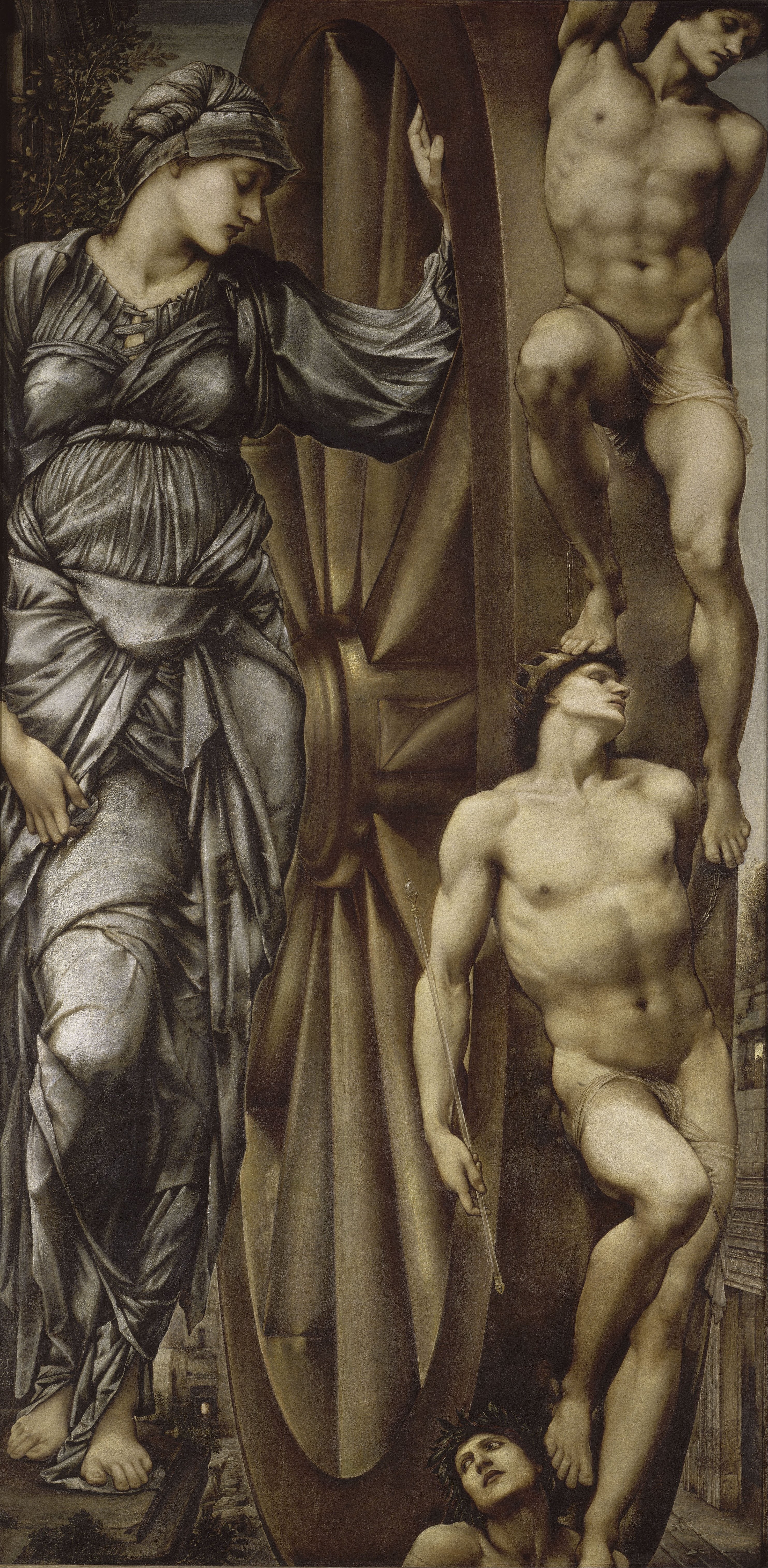 La Roue de la Fortune - Edward Burne-Jones - Alpha Reproduction