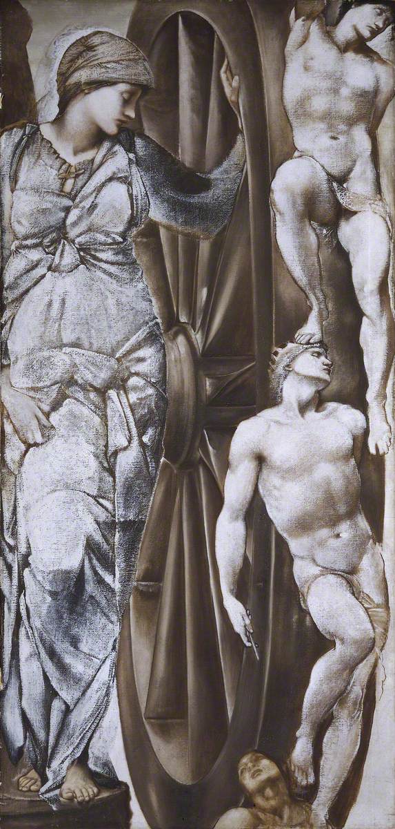 La Roue de la Fortune - Edward Burne-Jones - Alpha Reproduction