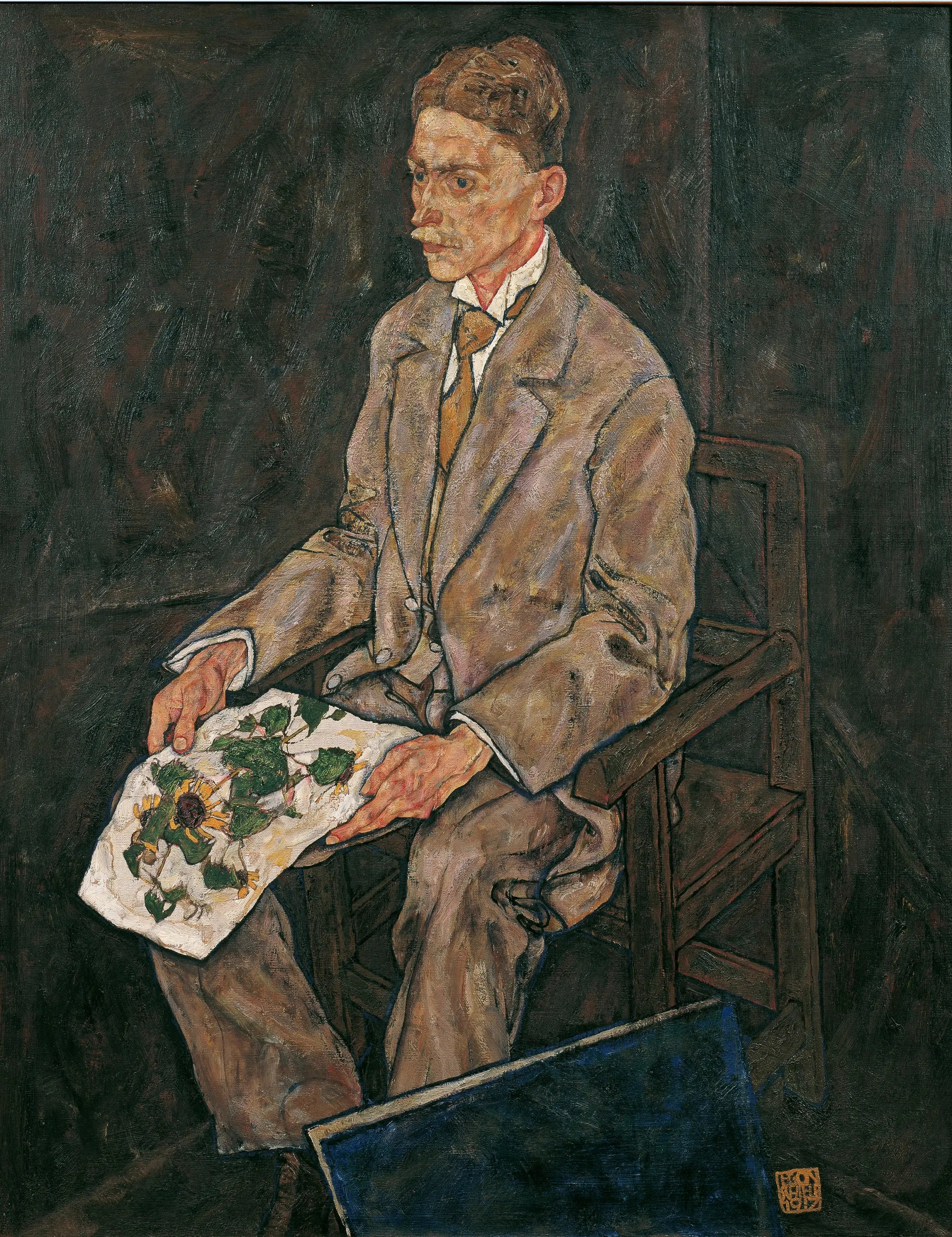 Reproduction du tableau « Portrait du Dr Franz Martin Haberditzl - Egon Schiele » par Alpha Reproduction en peinture à l’huile