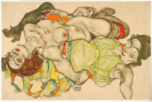 💚 Elskere – Egon Schiele (1915)