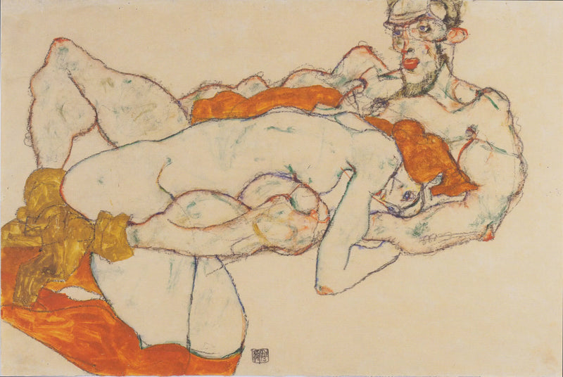 De elskende - Egon Schiele