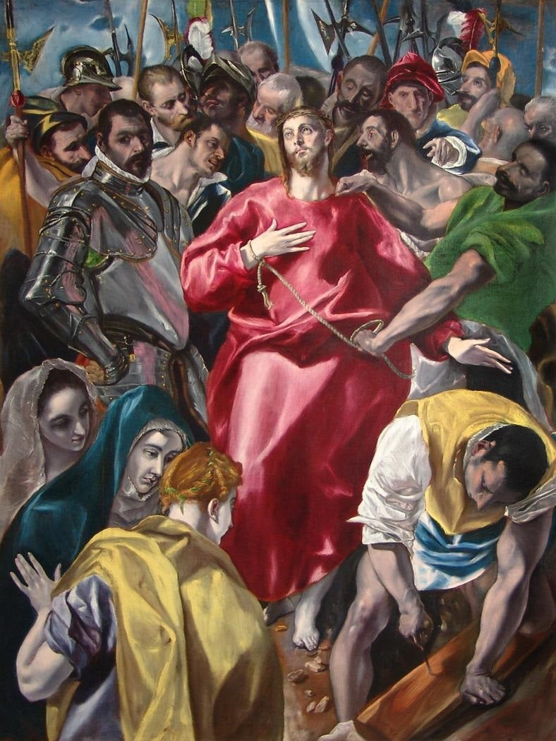 Jesu afklædning - El Greco