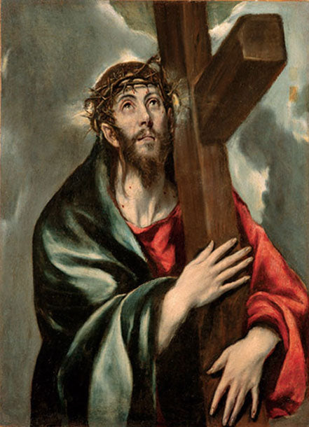 Kristus med korset - El Greco