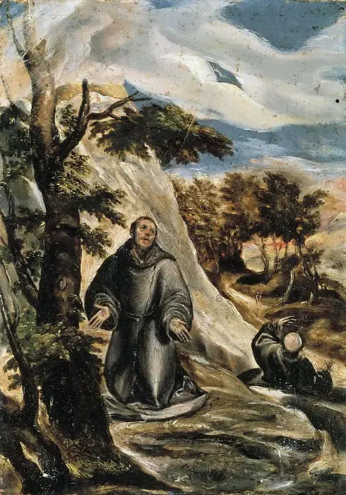 Saint François modtager stigmata - El Greco