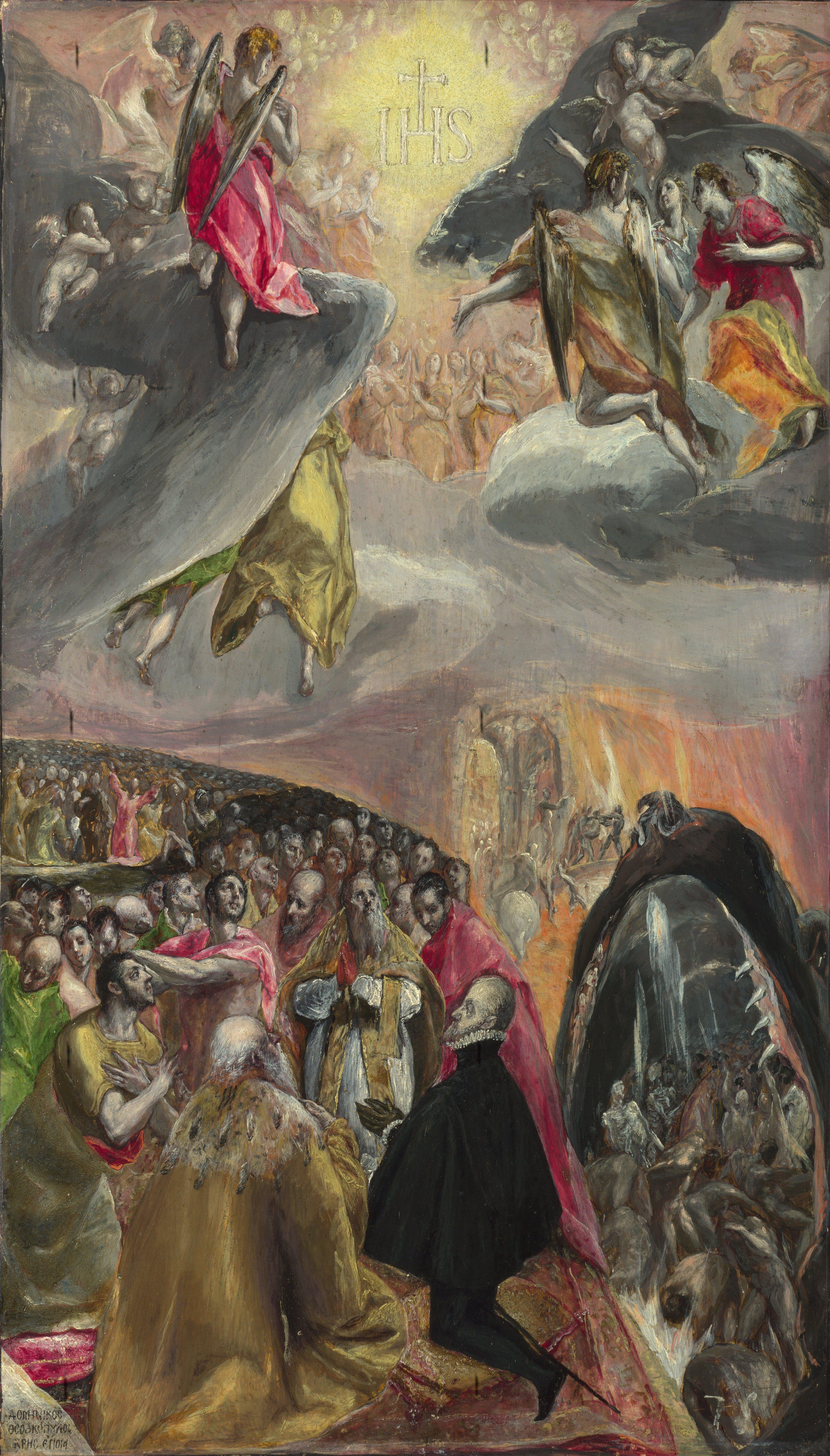 El Greco's tilbedelse af Jesu navn