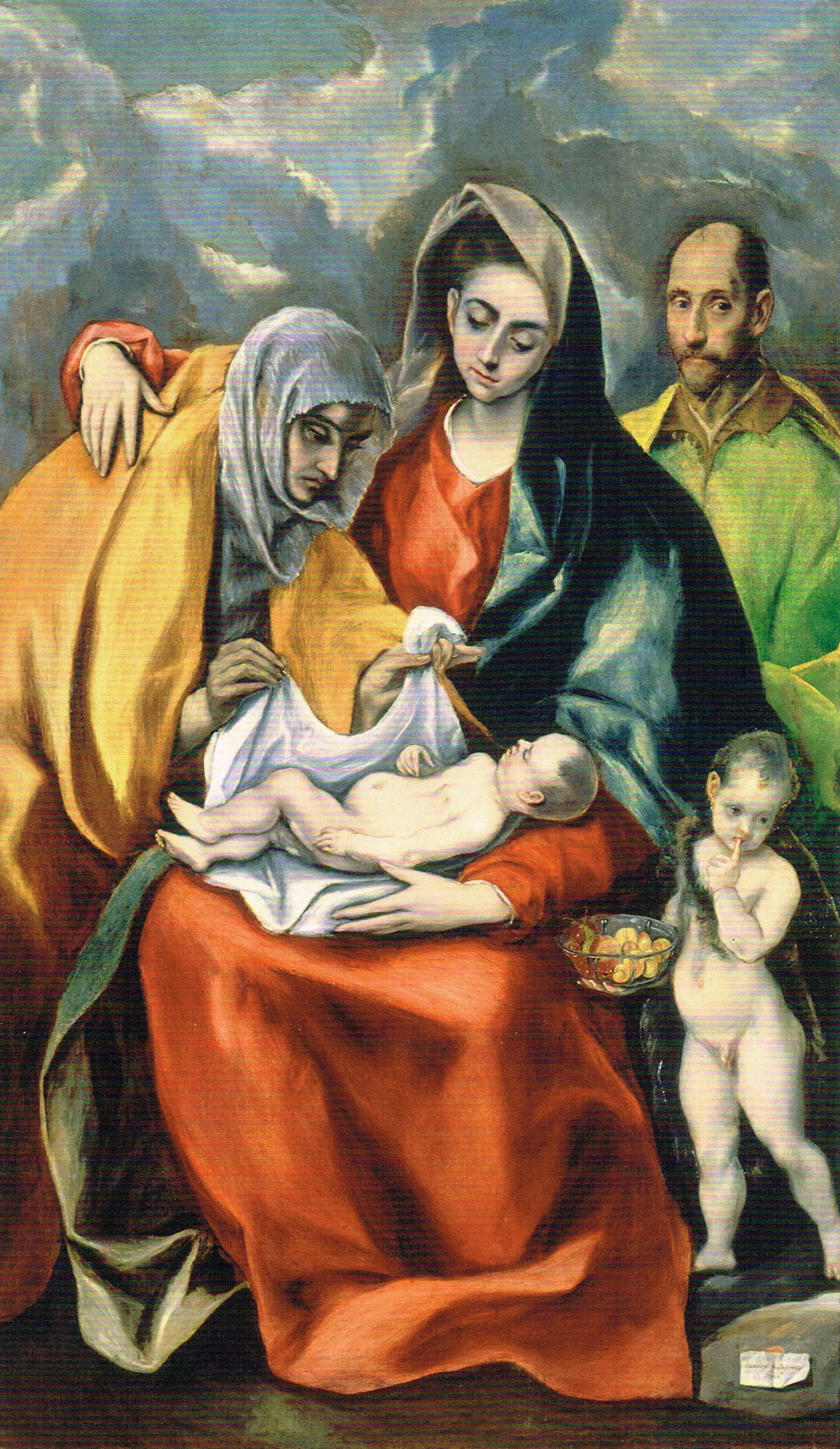 Den Hellige Familie. - El Greco