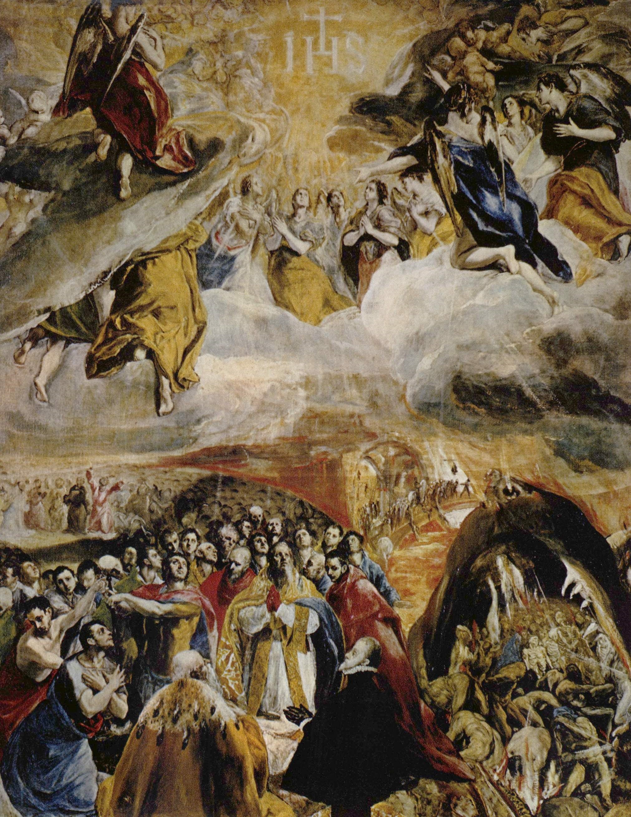 El Greco - Tilbedelse af Jesu navn