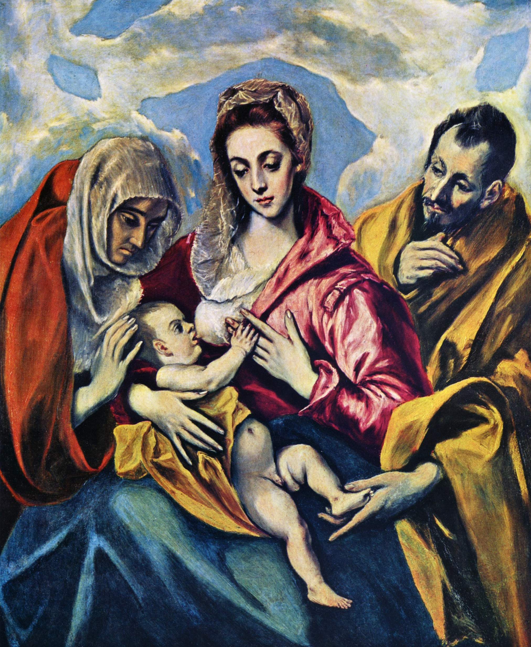 Den Hellige Familie - El Greco