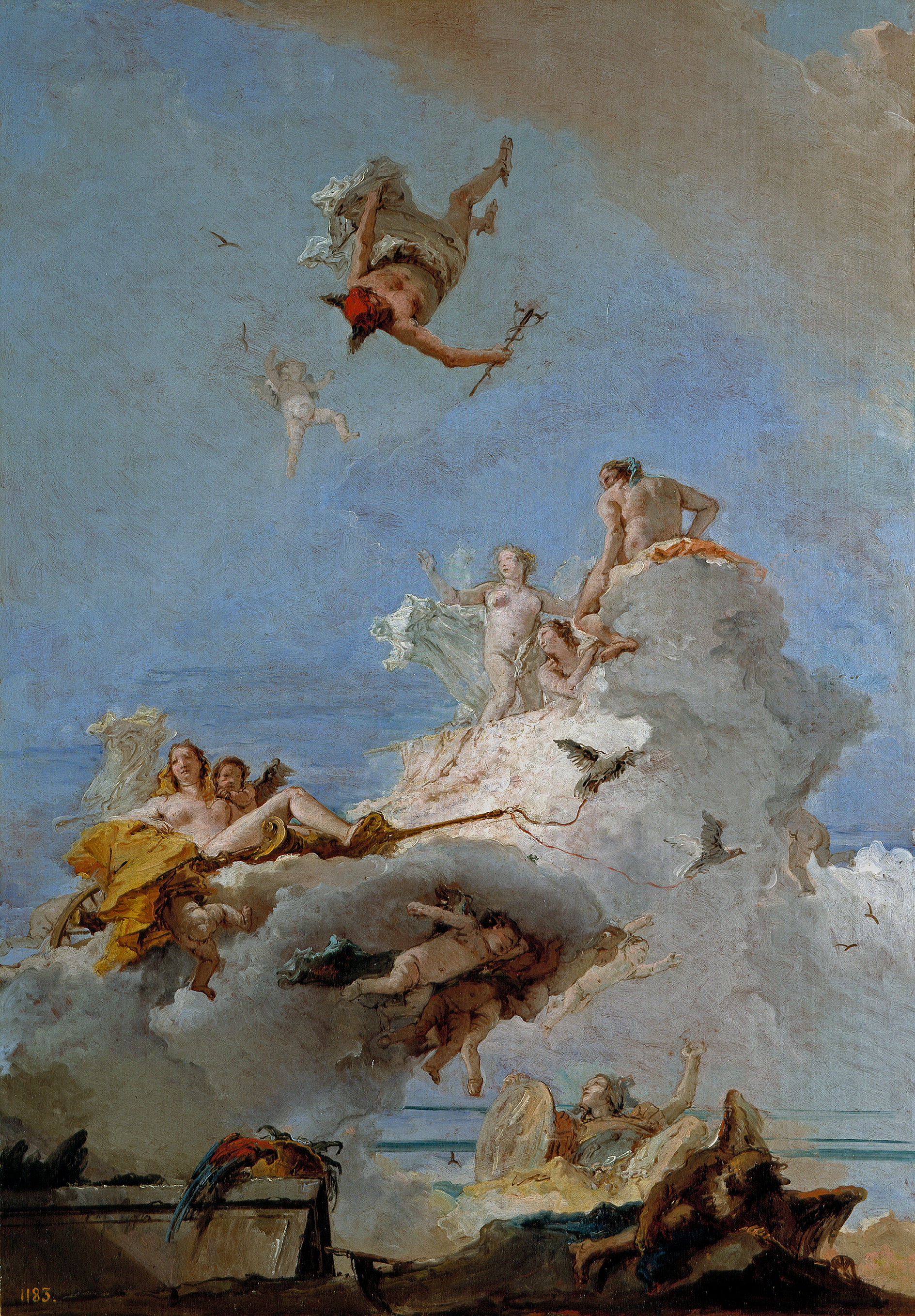 Olympe ou le Triomphe de Vénus - Giovanni Battista Tiepolo