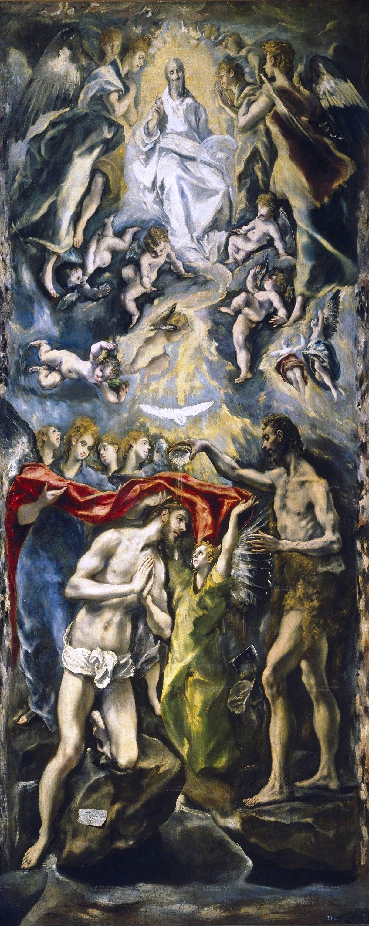 Dåben af Kristus - El Greco