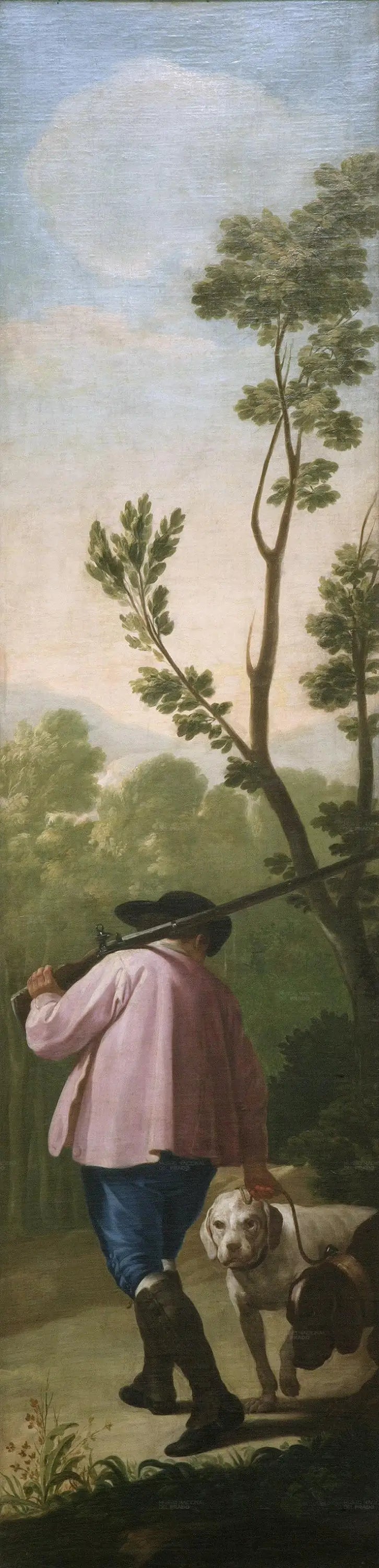 Jæger med sine hunde - Francisco de Goya