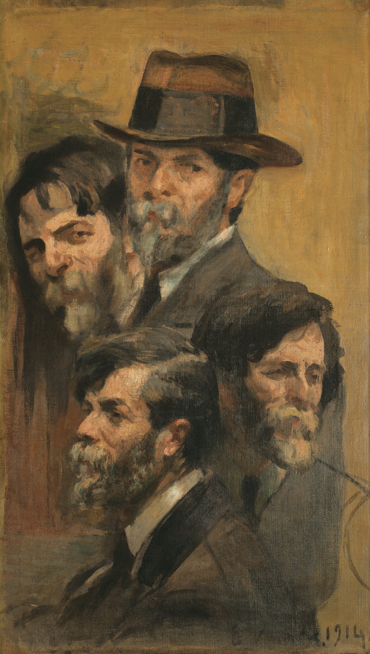 Autorretrato em quatre positions - Eliseu Visconti