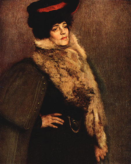 Retrato de l'artiste Nicolina Vaz de Assis - Eliseu Visconti