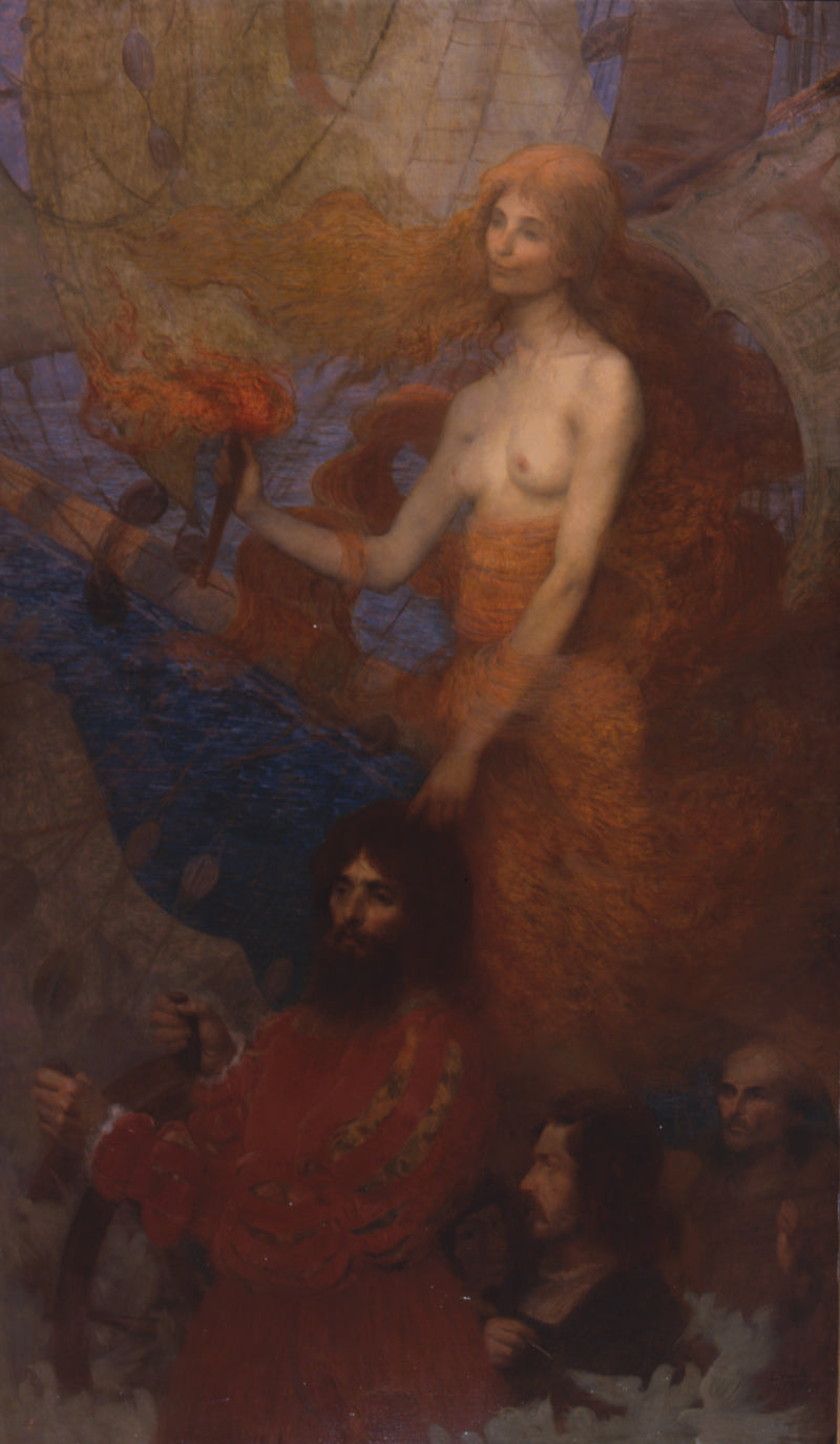 A Providência guia Cabral - Eliseu Visconti